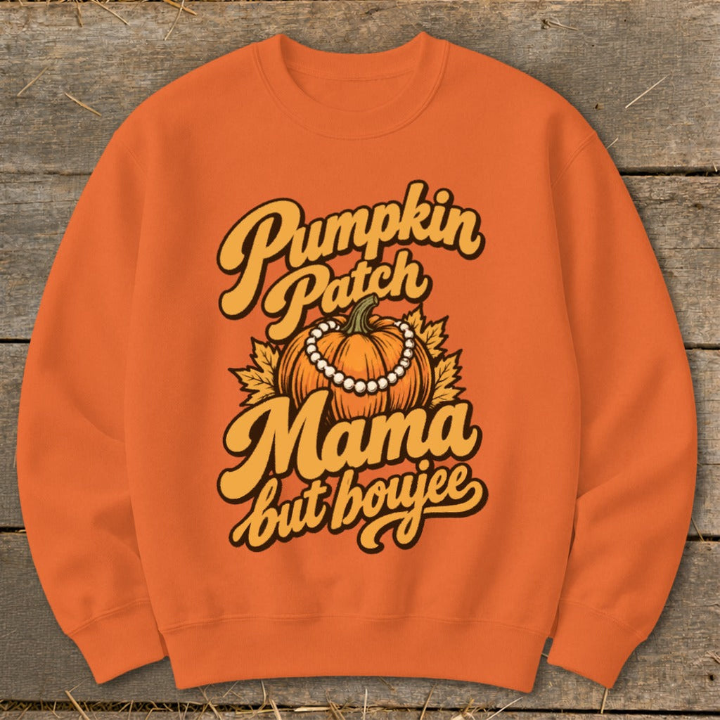 Pumpkin Patch Mama But Boujee Sweatshirt product image 5