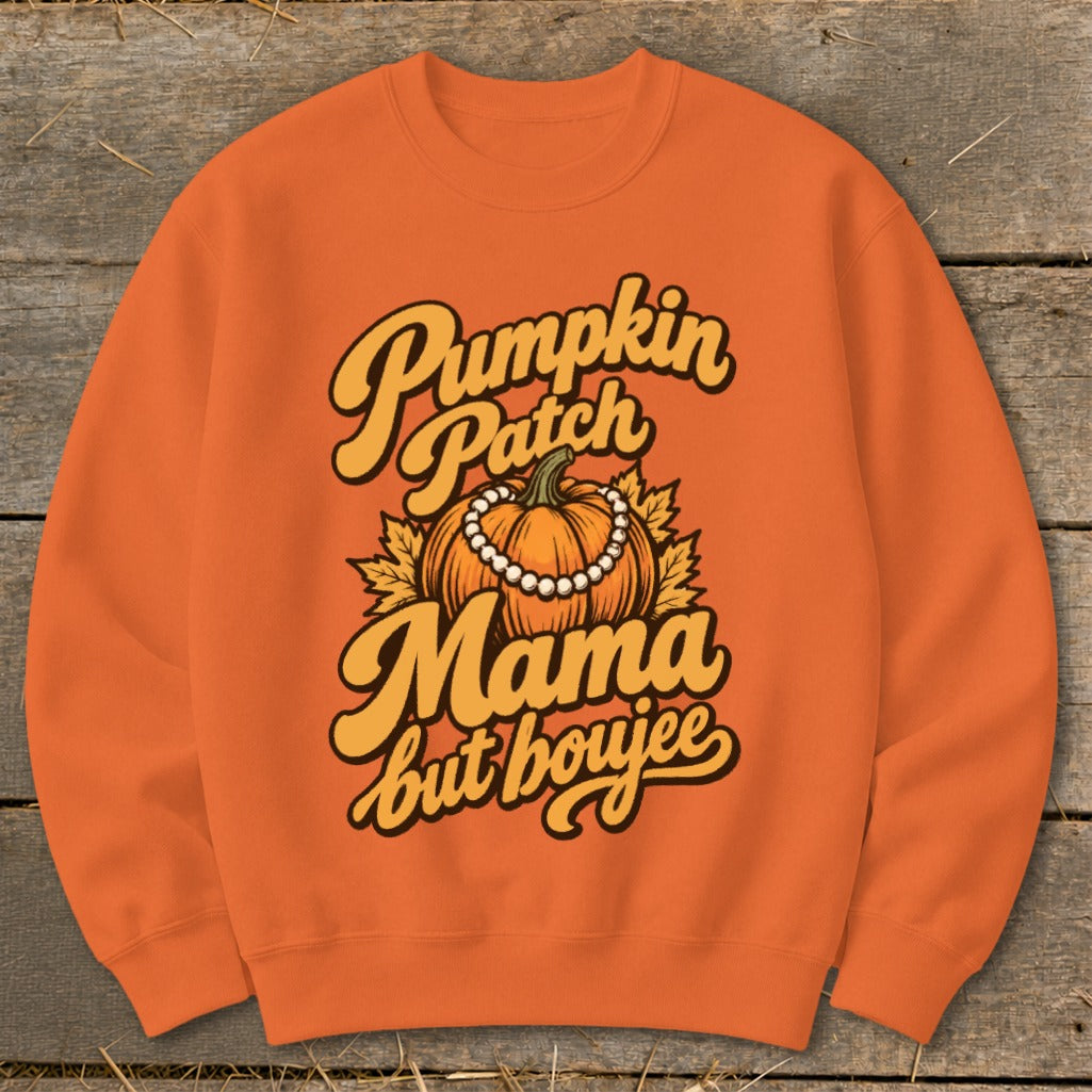 Pumpkin Patch Mama But Boujee Sweatshirt product image 5