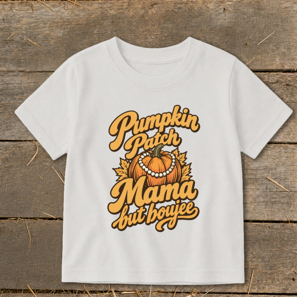 Pumpkin Patch Mama But Boujee Toddler Tee product image 2