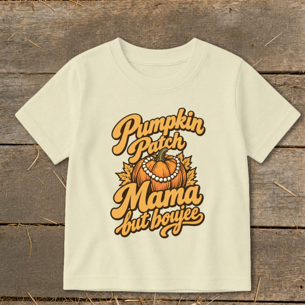Pumpkin Patch Mama But Boujee Toddler Tee product image 3