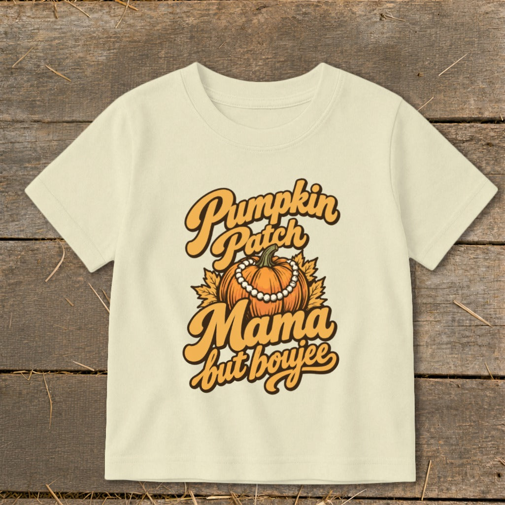 Pumpkin Patch Mama But Boujee Toddler Tee product image 3