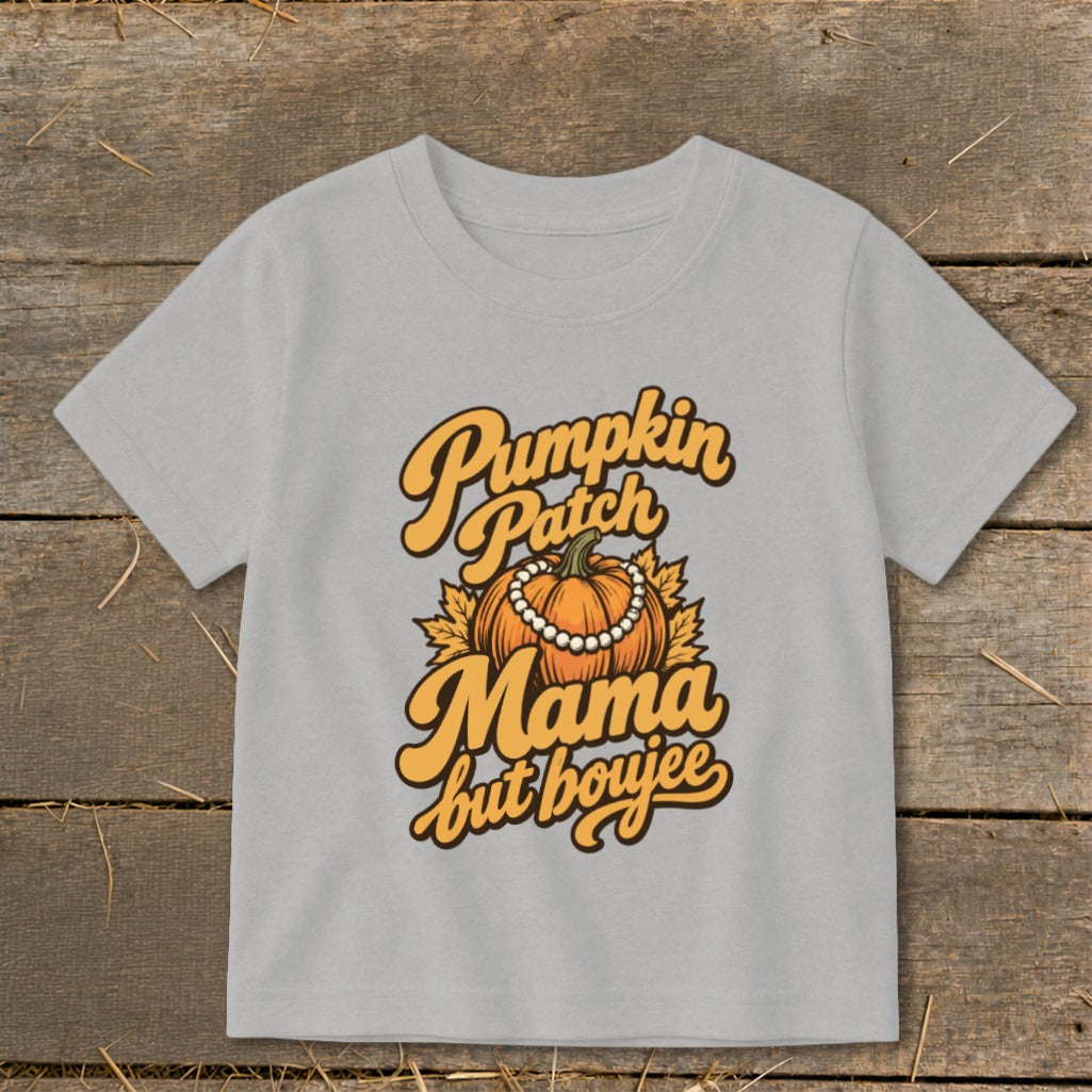 Pumpkin Patch Mama But Boujee Toddler Tee product image 4