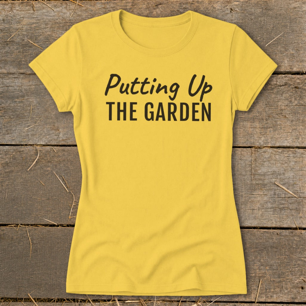 Putting Up the Garden Ladies Tee product image 8