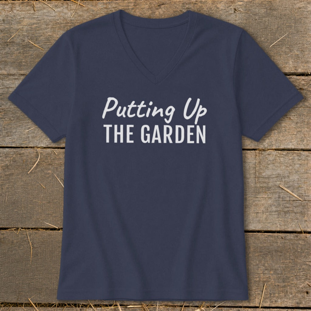 Putting Up the Garden V-neck