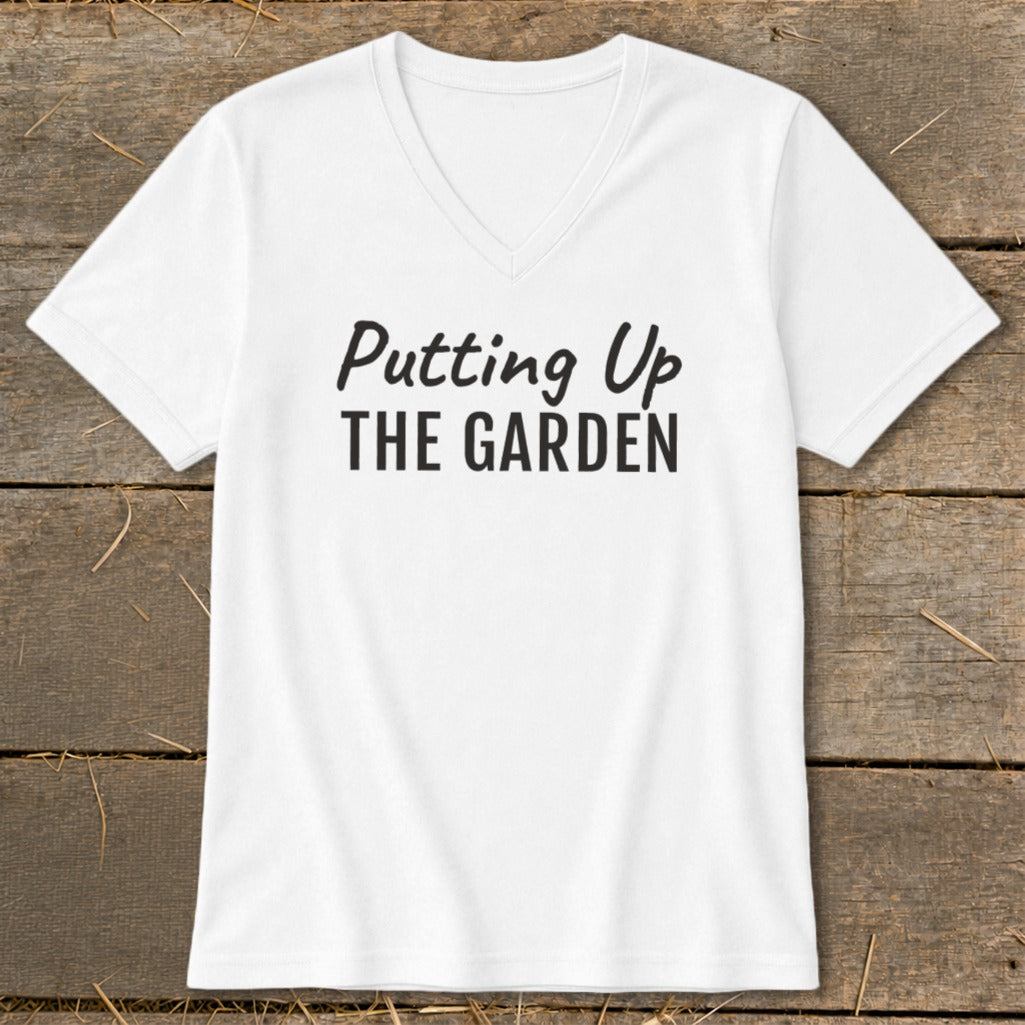 Putting Up the Garden V-neck