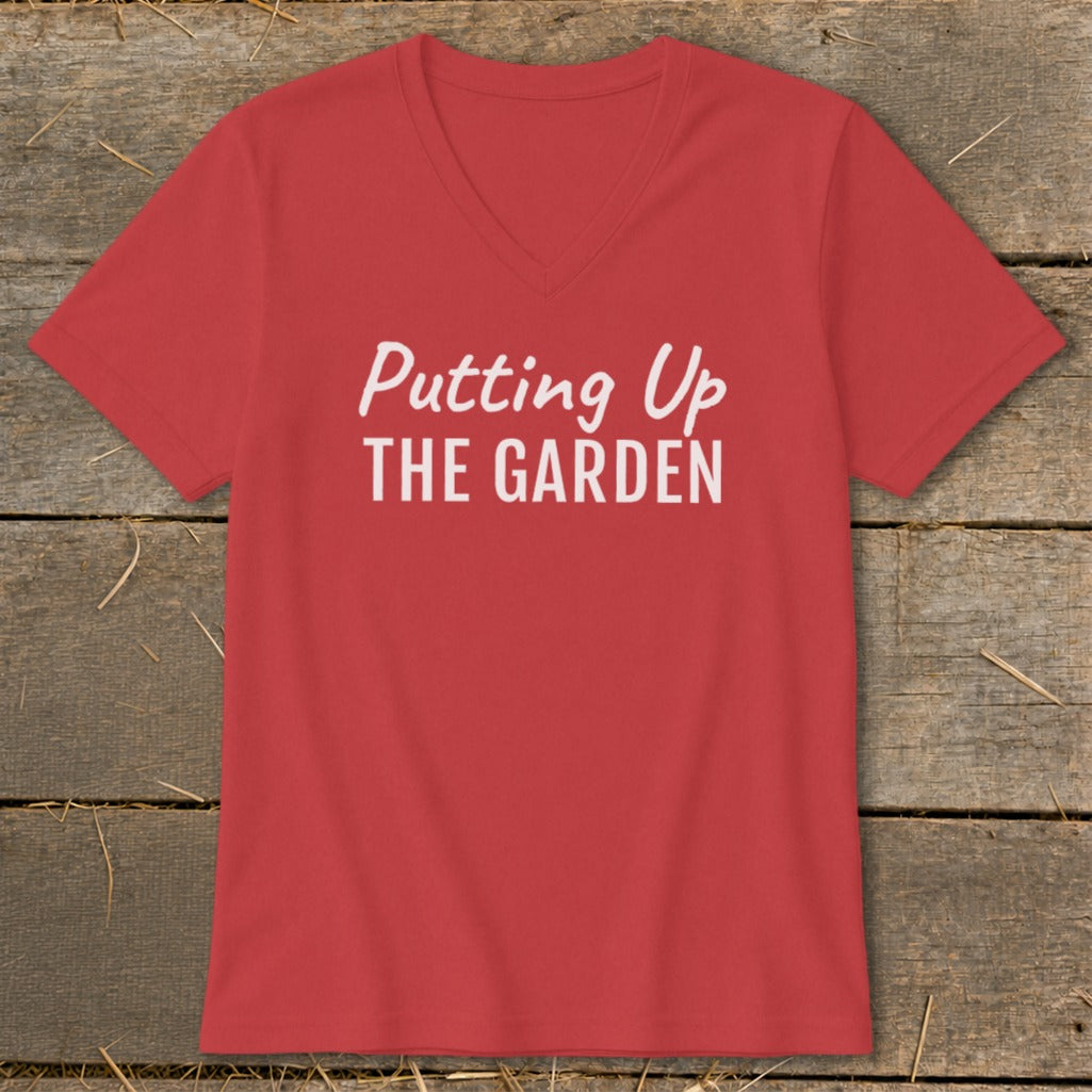 Putting Up the Garden V-neck