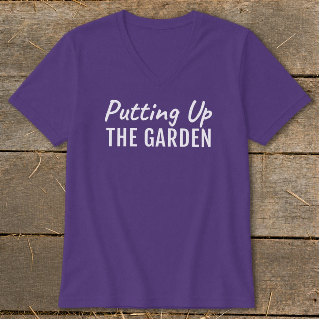 Putting Up the Garden V-neck
