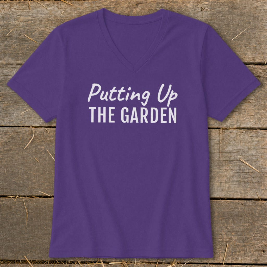 Putting Up the Garden V-neck