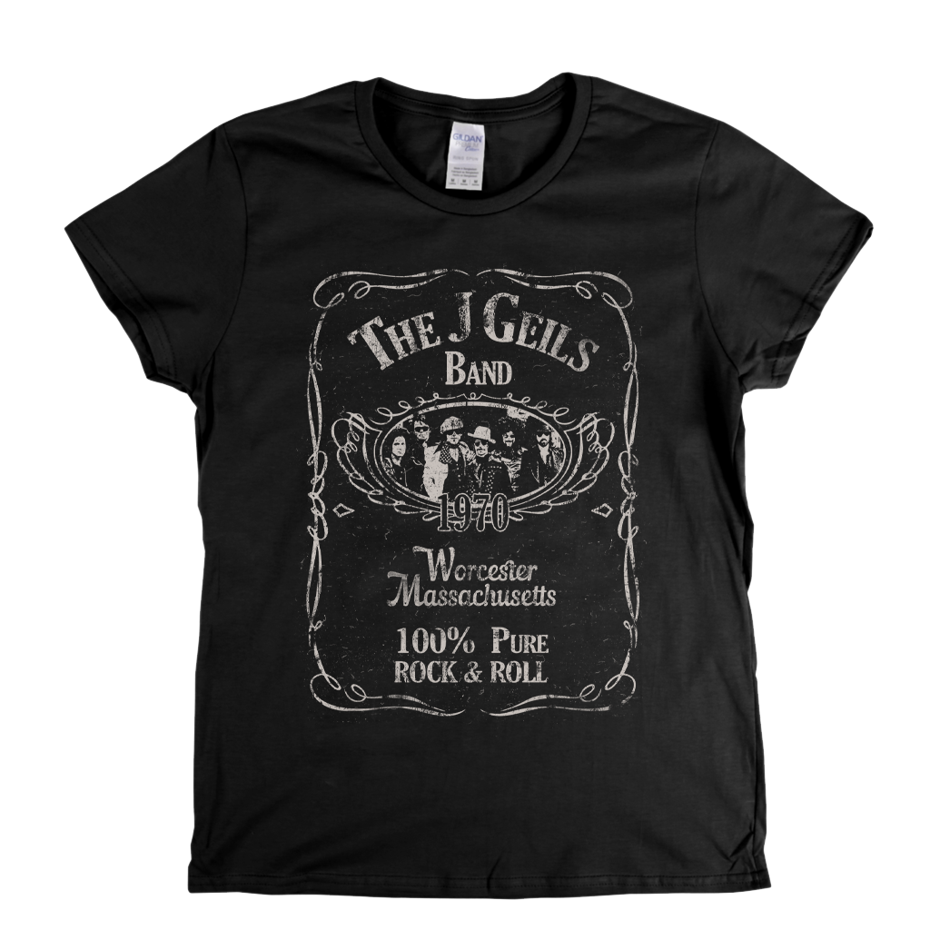 The J Geils Band Liquor Label Womens T-Shirt product image 1