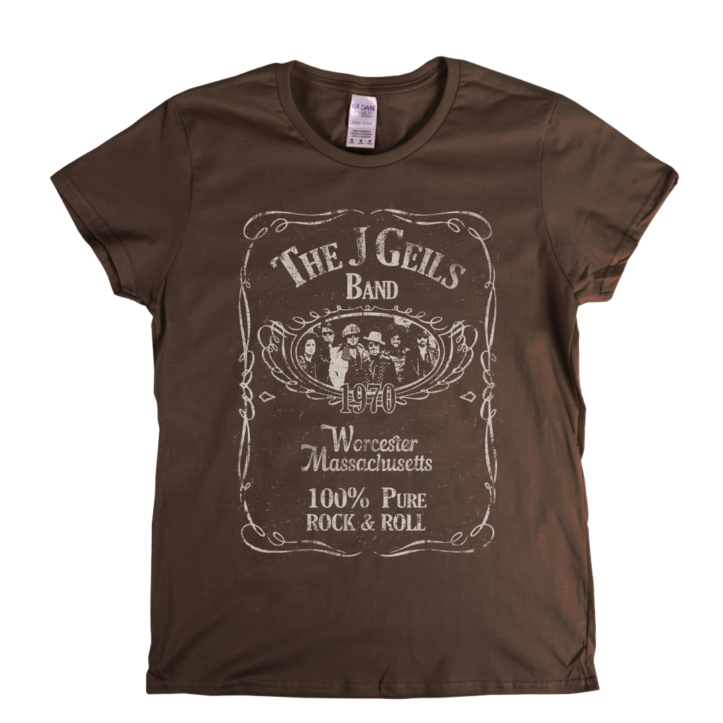 The J Geils Band Liquor Label Womens T-Shirt product image 2