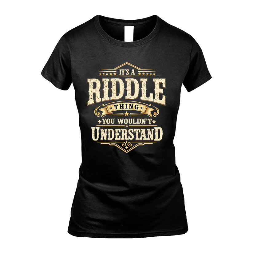 RIDDLE HH-F009–Personalized Name Quote Apparel “It’s an product image 5