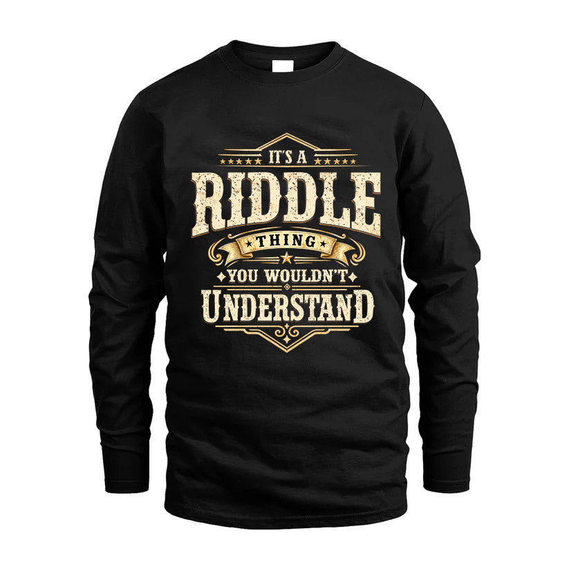 RIDDLE HH-F009–Personalized Name Quote Apparel “It’s an product image 4