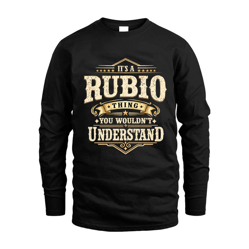RUBIO HH-F009–Personalized Name Quote Apparel “It’s an product image 4