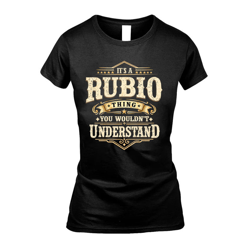 RUBIO HH-F009–Personalized Name Quote Apparel “It’s an product image 5