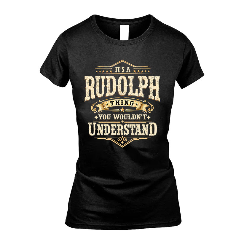 RUDOLPH HH-F009–Personalized Name Quote Apparel “It’s an product image 5