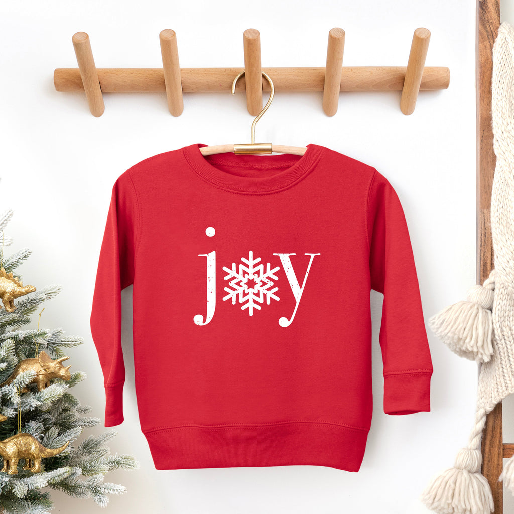 Joy Snowflake | Youth Ultra-Soft Graphic Sweatshirt product image 3
