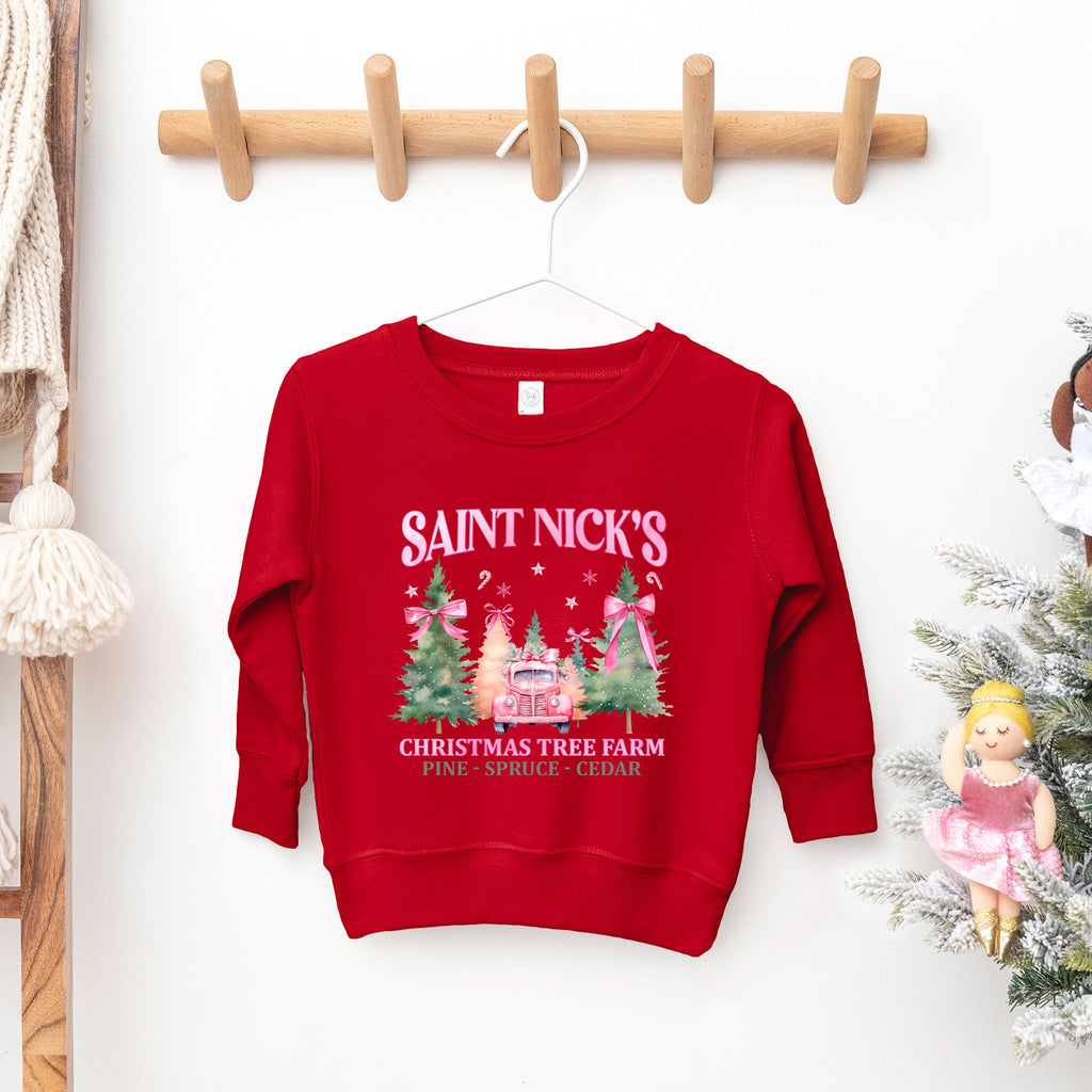 Coquette St. Nick's Tree Farm | Youth Ultra-Soft Graphic product image 1