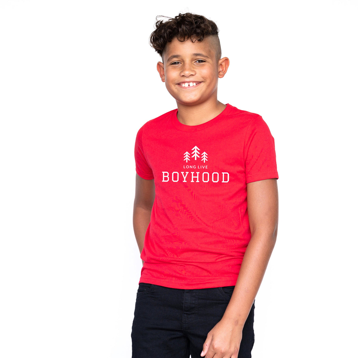 Long Live Boyhood | Youth Graphic Short Sleeve Tee product image 1
