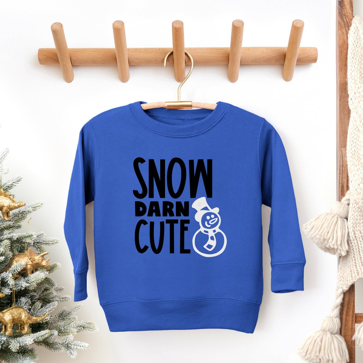 Snow Darn Cute Glitter | Toddler Graphic Sweatshirt product image 1