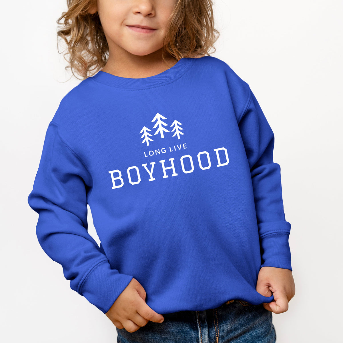 Long Live Boyhood | Toddler Graphic Sweatshirt product image 3