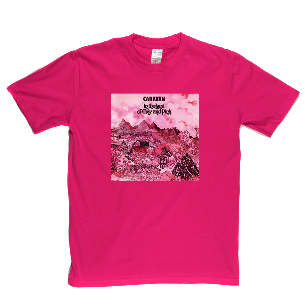 Caravan In The Land Of Grey And Pink T-Shirt product image 4