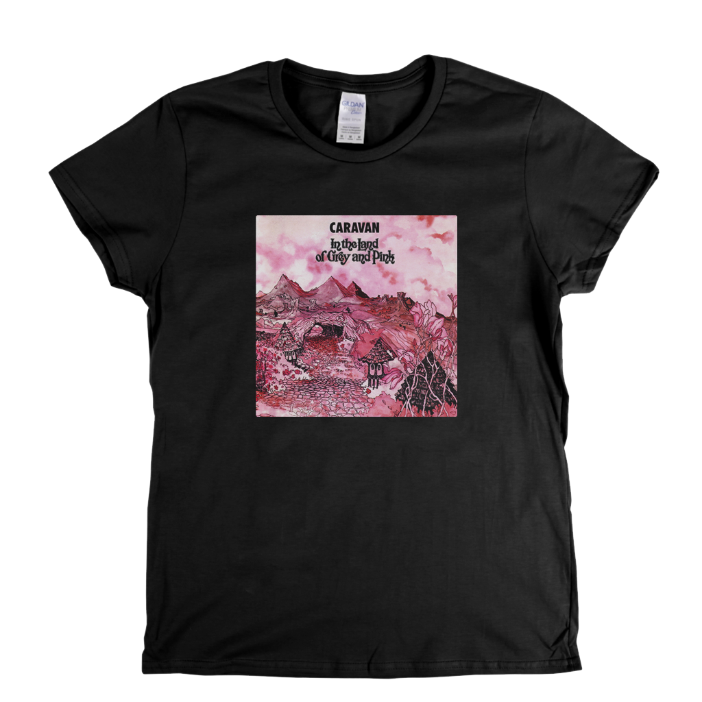 Caravan In The Land Of Grey And Pink Womens T-Shirt product image 1