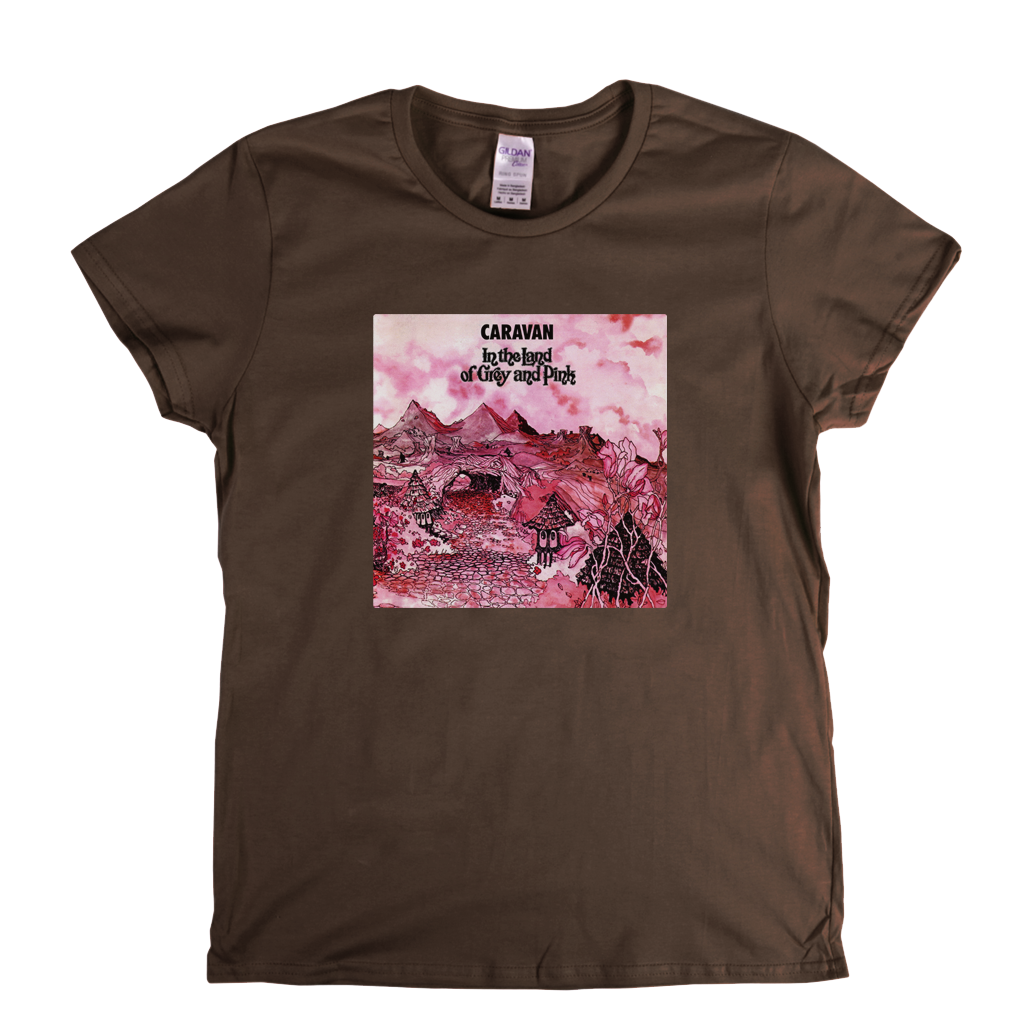 Caravan In The Land Of Grey And Pink Womens T-Shirt product image 2