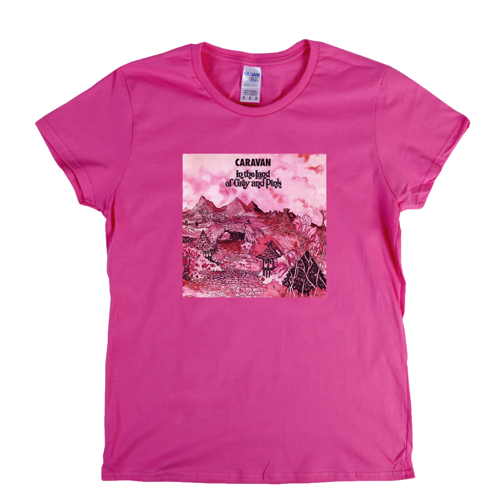 Caravan In The Land Of Grey And Pink Womens T-Shirt product image 3