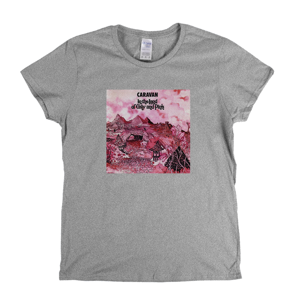 Caravan In The Land Of Grey And Pink Womens T-Shirt product image 4