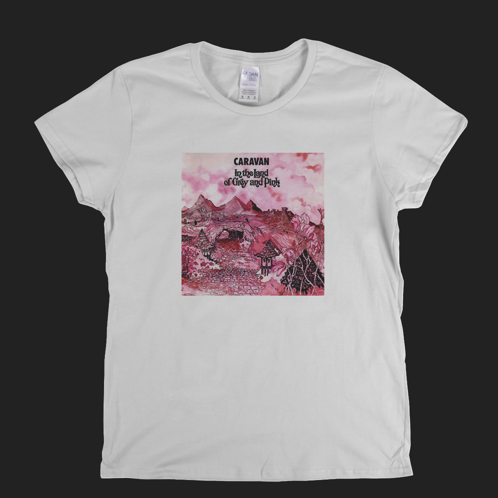 Caravan In The Land Of Grey And Pink Womens T-Shirt product image 5
