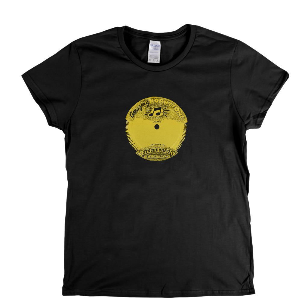 The Amazing Kornyfone Bootleg Record Label Womens T-Shirt product image 1