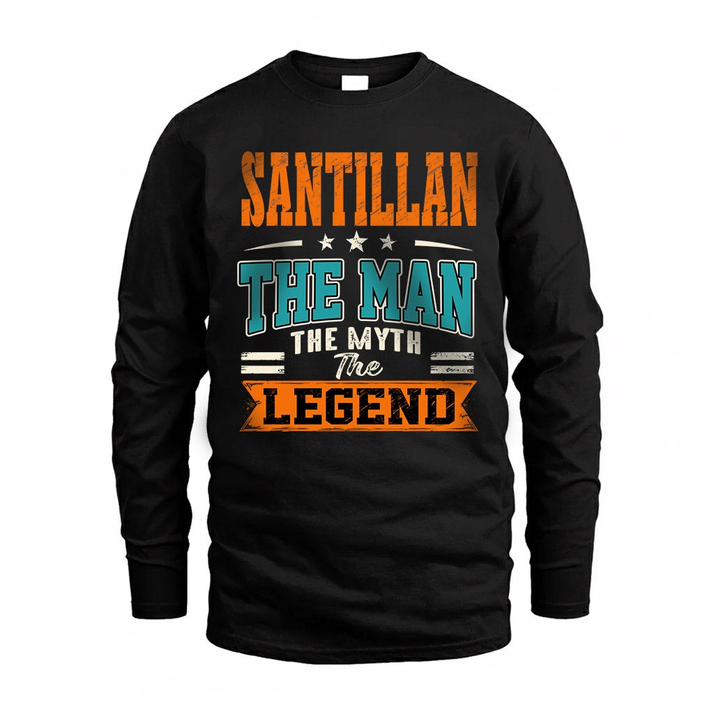 SANTILLAN HH F007 The Man Myth Legend Personalized Shirt – product image 4