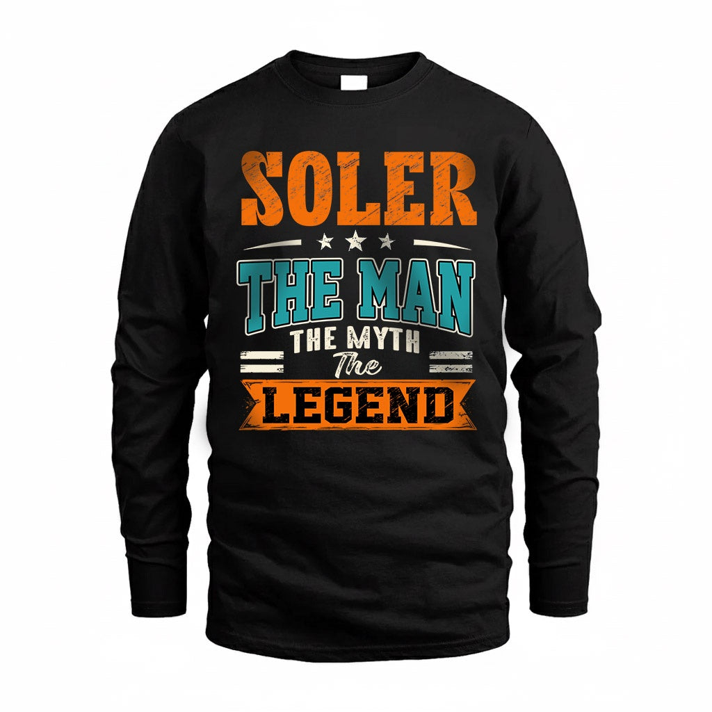 SOLER HH F007 The Man Myth Legend Personalized Shirt – Gift product image 4