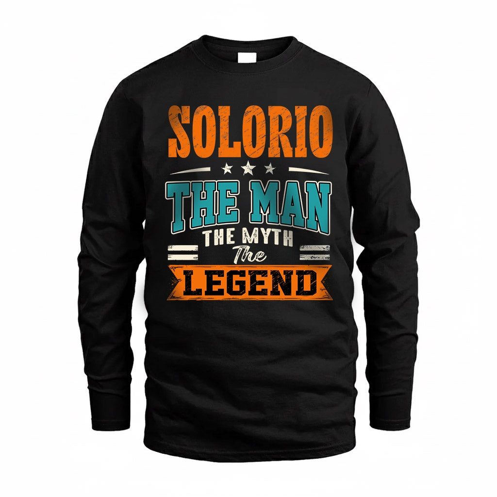 SOLORIO HH F007 The Man Myth Legend Personalized Shirt – product image 4