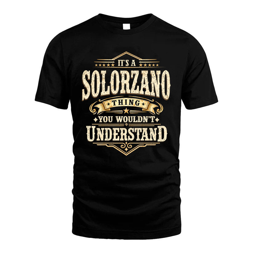SOLORZANO HH-F009–Personalized Name Quote Apparel “It’s an product image 1