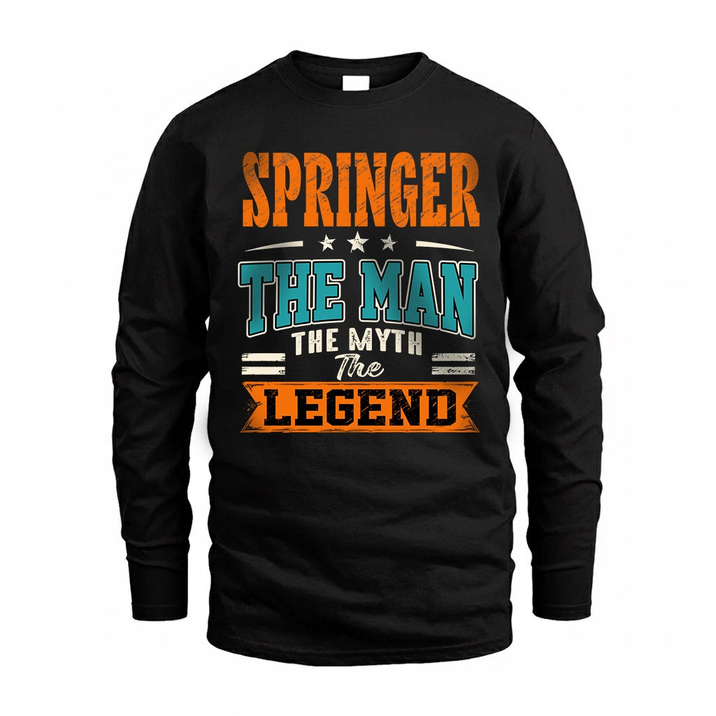 SPRINGER HH F007 The Man Myth Legend Personalized Shirt – product image 4