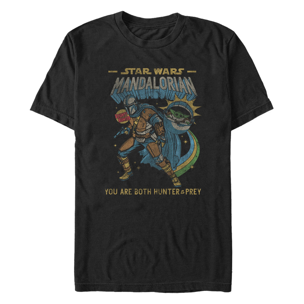 Men's Star Wars Mandalorian Comic T-Shirt