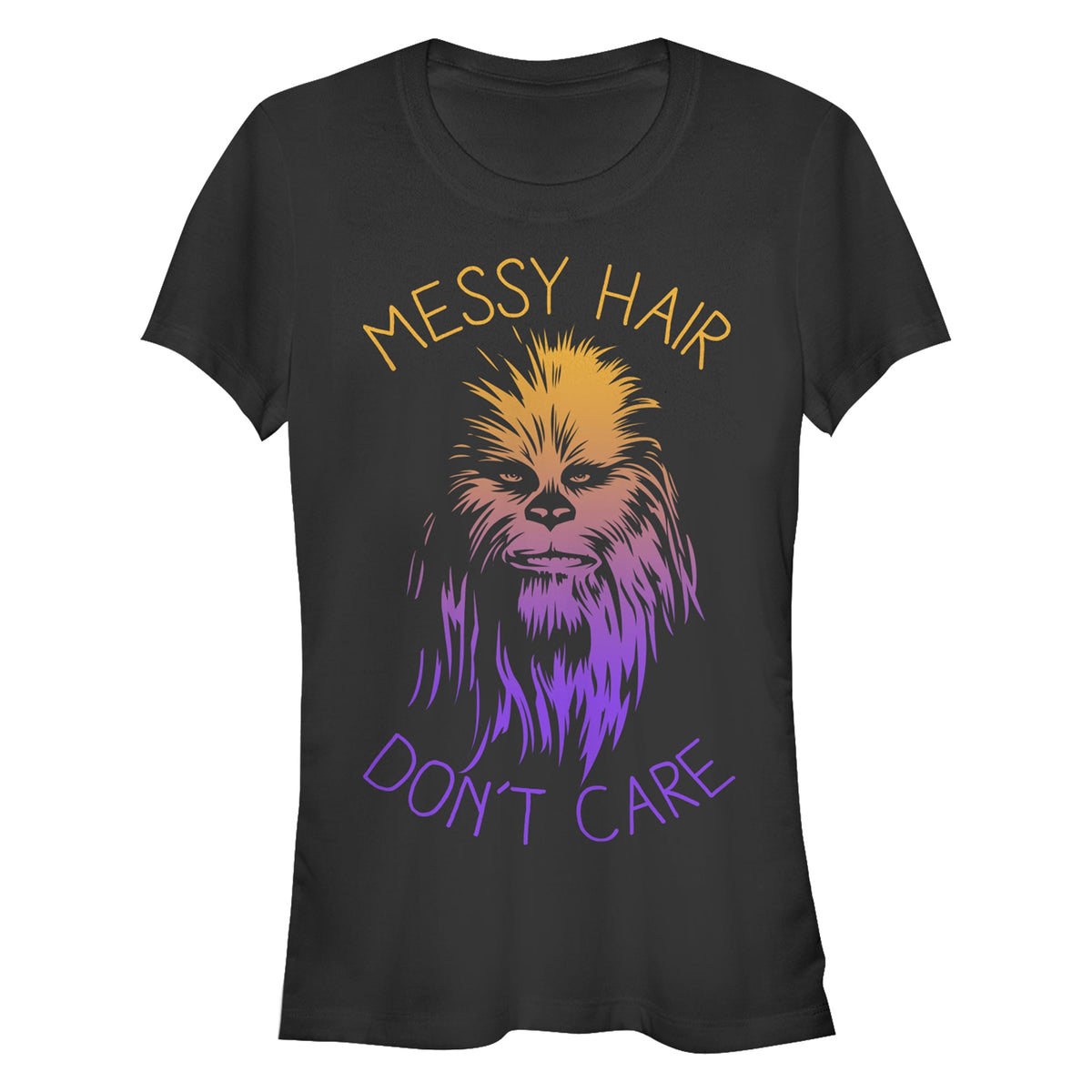 Junior's Star Wars Messy Hairs T-Shirt