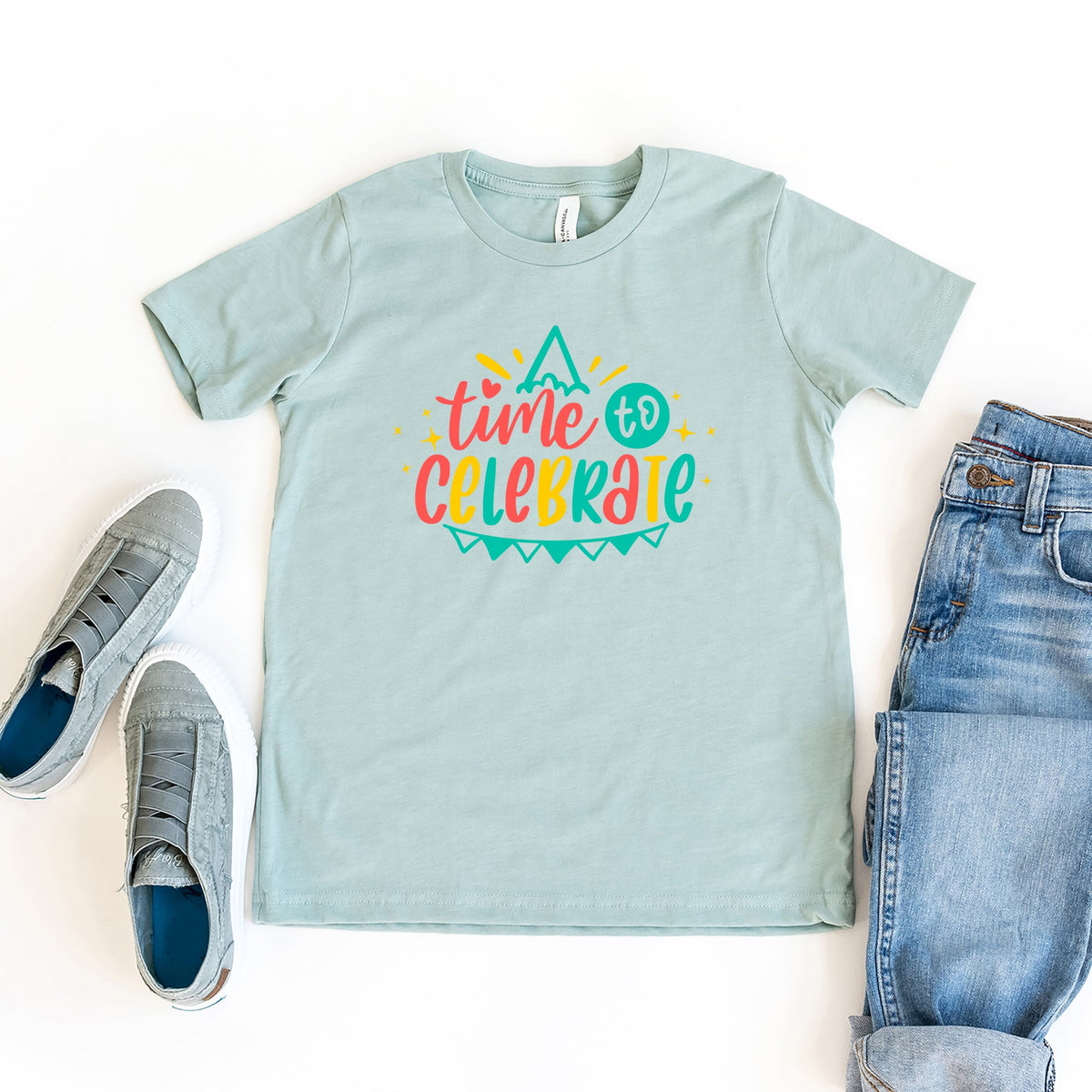 Time To Celebrate | Youth Graphic Short Sleeve Tee product image 1