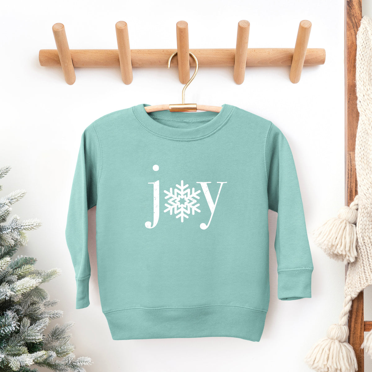 Joy Snowflake | Youth Ultra-Soft Graphic Sweatshirt product image 1