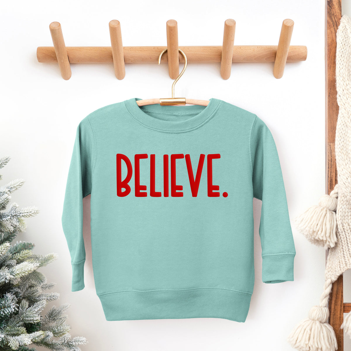 Believe Bold Puff Print | Youth Ultra-Soft Graphic product image 2