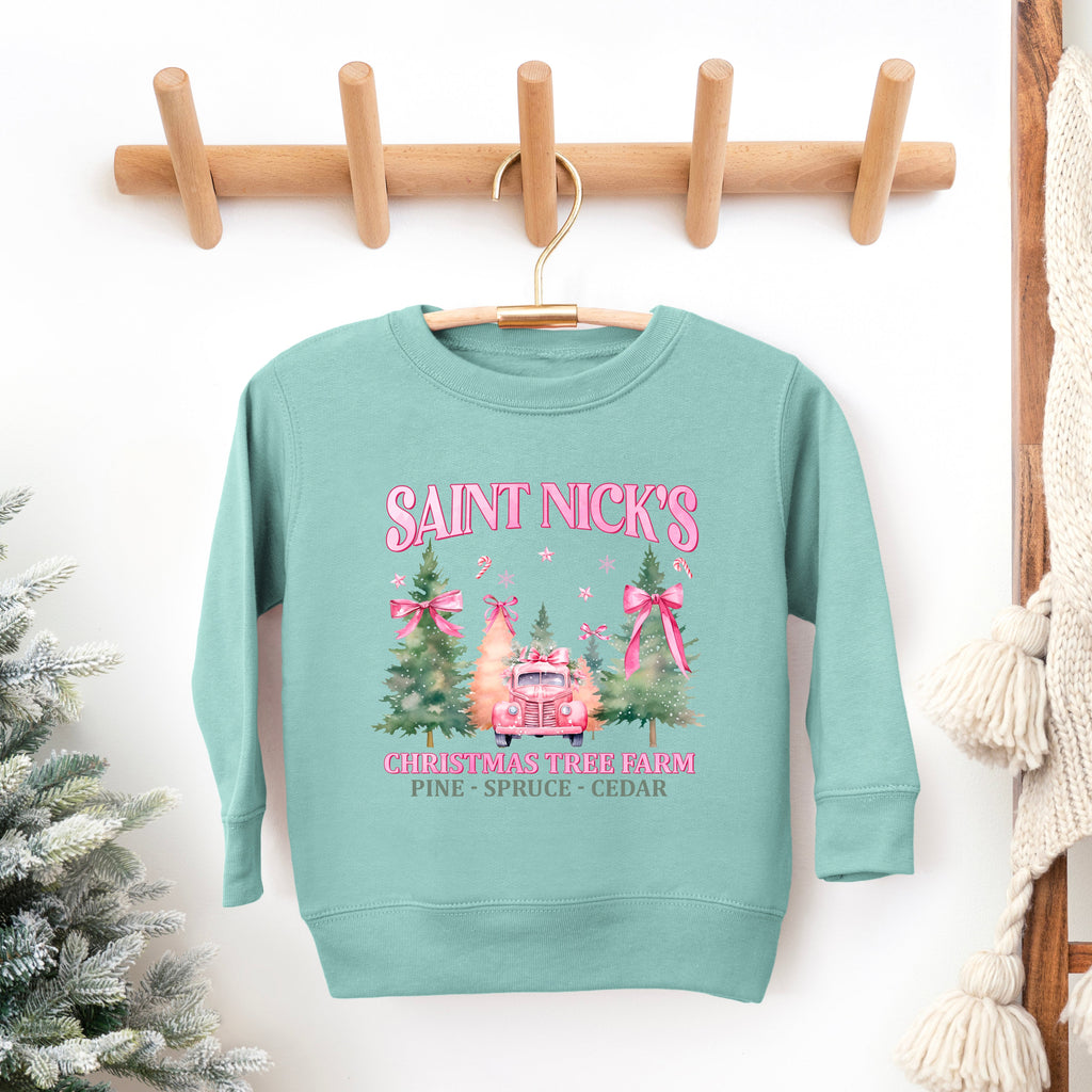 Coquette St. Nick's Tree Farm | Youth Ultra-Soft Graphic product image 3