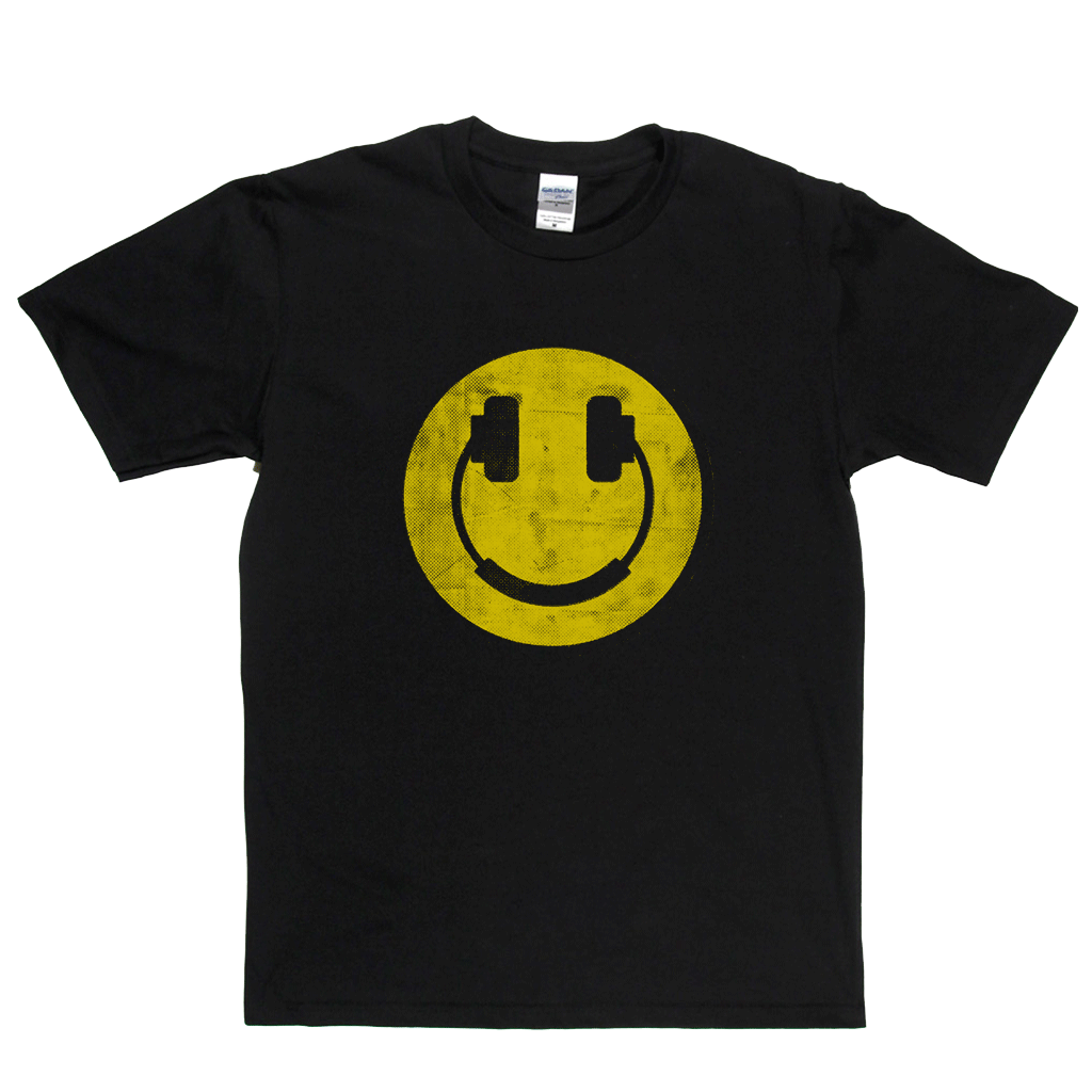 Smiley Headphones T-Shirt product image 3