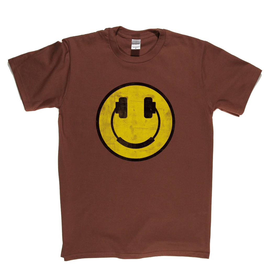Smiley Headphones T-Shirt product image 1