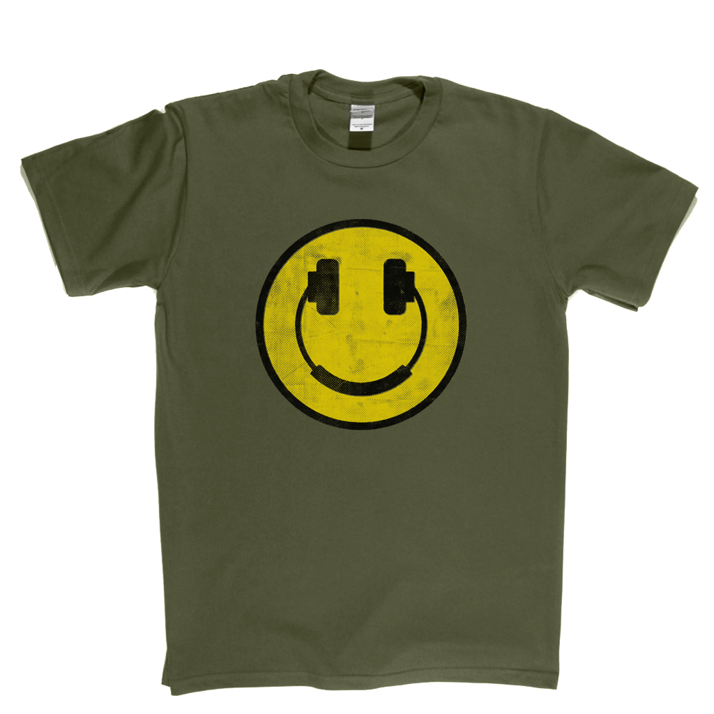 Smiley Headphones T-Shirt product image 4