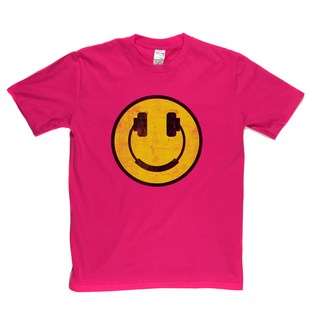 Smiley Headphones T-Shirt product image 5