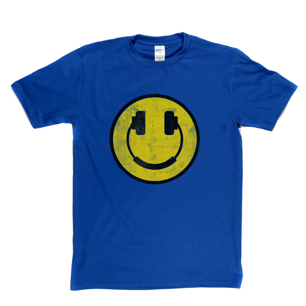 Smiley Headphones T-Shirt product image 7