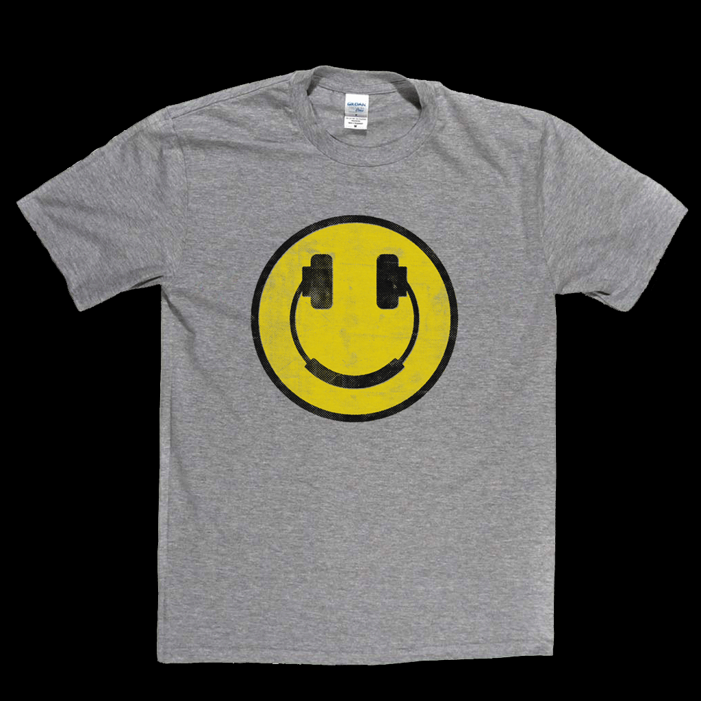 Smiley Headphones T-Shirt product image 2