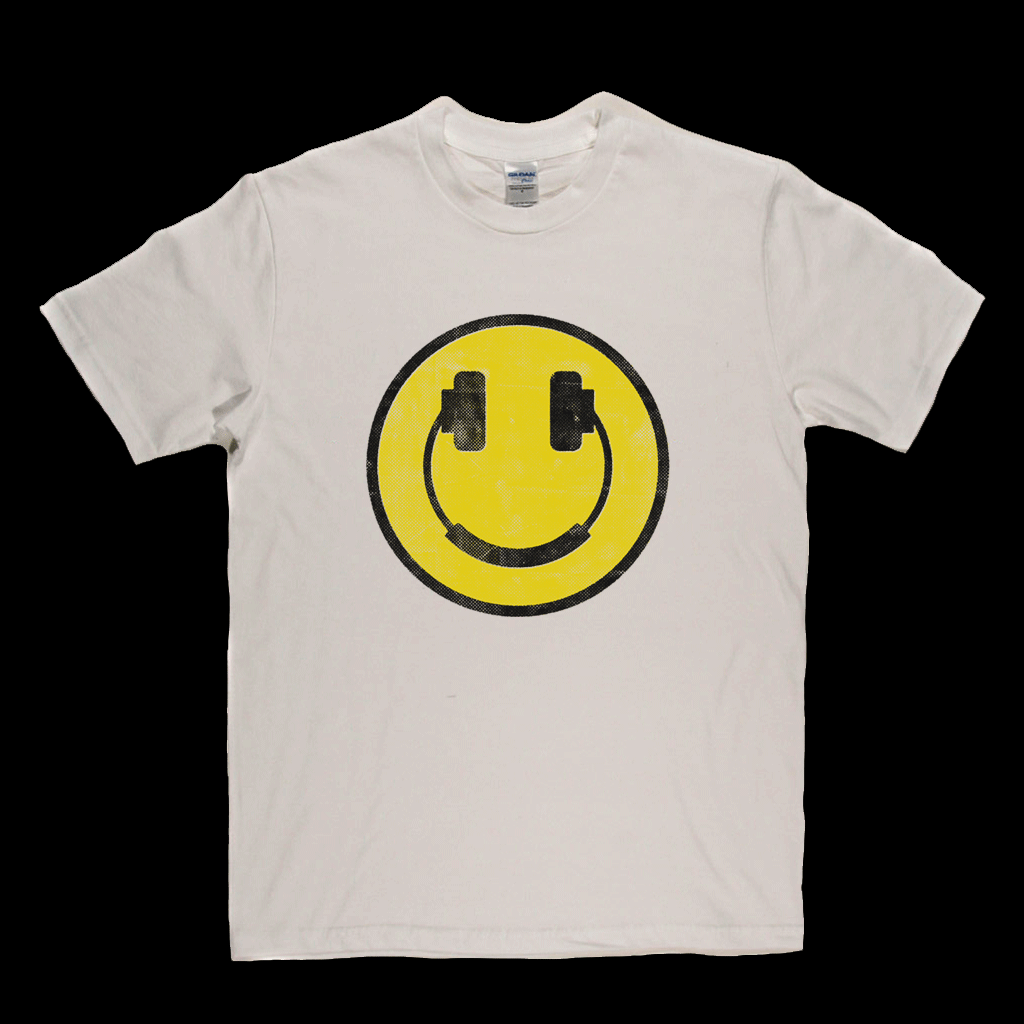 Smiley Headphones T-Shirt product image 8
