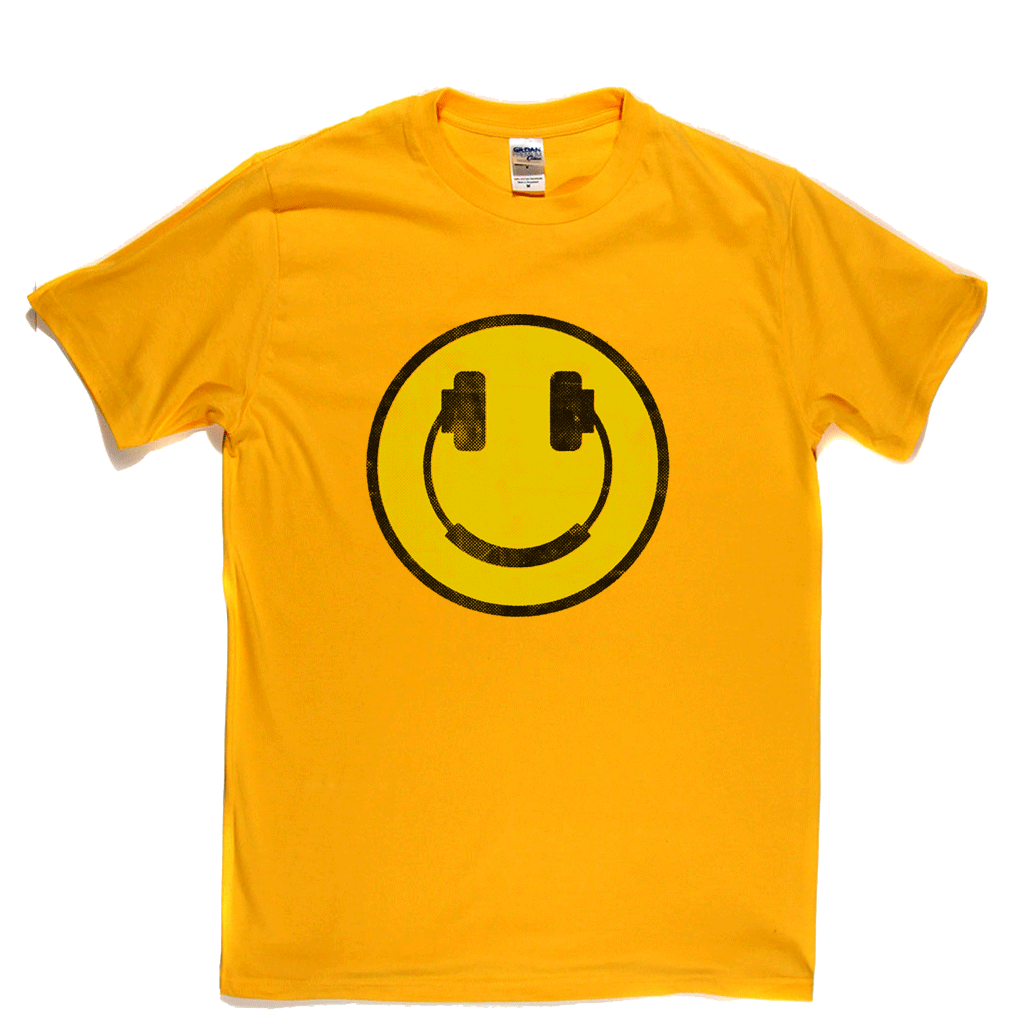 Smiley Headphones T-Shirt product image 9
